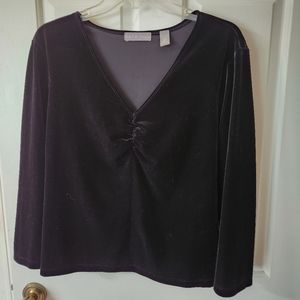 Kate Hill velveteen top